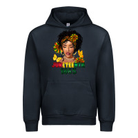 Navy juneteenth 1865 black woman Urban Hoodie - FaDigitalArtStudio