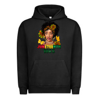 Pigment Black juneteenth 1865 black woman Urban Hoodie - FaDigitalArtStudio