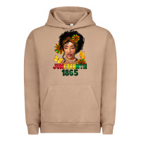 Pigment Burro juneteenth 1865 black woman Urban Hoodie - FaDigitalArtStudio