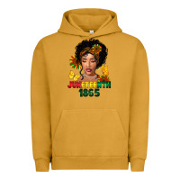 Pigment Peanut Butter juneteenth 1865 black woman Urban Hoodie - FaDigitalArtStudio