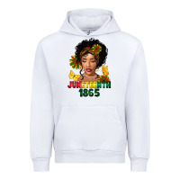 White juneteenth 1865 black woman Urban Hoodie - FaDigitalArtStudio