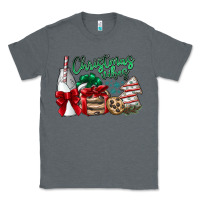 Charcoal Heather Christmas Vibes Classic Tee - CowhideDigitalArt