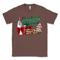 Chestnut Christmas Vibes Classic Tee - CowhideDigitalArt