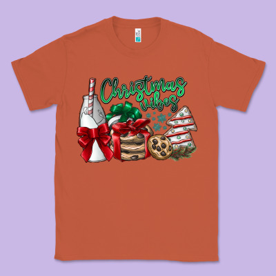 Christmas Vibes Classic Tee Designed By Cowhidedigitalart