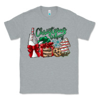 Heather Grey Christmas Vibes Classic Tee - CowhideDigitalArt