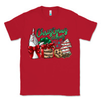 Red Christmas Vibes Classic Tee - CowhideDigitalArt