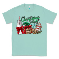 Seafoam Christmas Vibes Classic Tee - CowhideDigitalArt