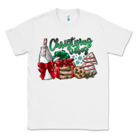 White Christmas Vibes Classic Tee - CowhideDigitalArt