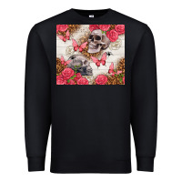 Black skulls and roses tumbler Premium Sweatshirt - TumblerDesignByShophia