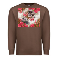 Chestnut skulls and roses tumbler Premium Sweatshirt - TumblerDesignByShophia