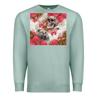 Seafoam skulls and roses tumbler Premium Sweatshirt - TumblerDesignByShophia