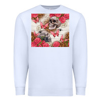 White skulls and roses tumbler Premium Sweatshirt - TumblerDesignByShophia