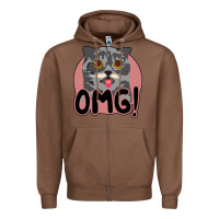 Chestnut omg cat Zipper Hoodie - Bettercallsaul