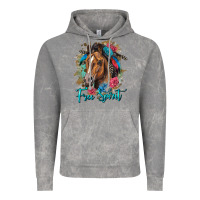 Cloud Rock free spirit quarter horse floral Vintage Hoodie - LillyAllenDesigns