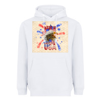 White made in the usa Heavyweight Hoodie - TumblerDesignByShophia