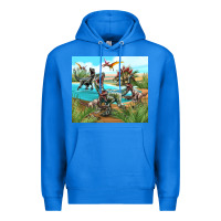True Royal dinosaurs Premium Hoodie - TumblerDesignByShophia