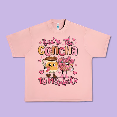 Youre The Concha To My Cafecito Mexican Pan Dulce Urban Heavy Tee Designed By Maliassmallbusiness