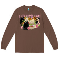 Chestnut ı read banned books Long Sleeve Tee - MaliasSmallBusiness