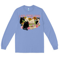 Colony Blue ı read banned books Long Sleeve Tee - MaliasSmallBusiness