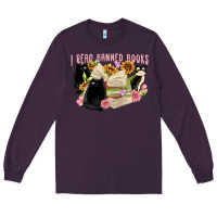 Plum ı read banned books Long Sleeve Tee - MaliasSmallBusiness
