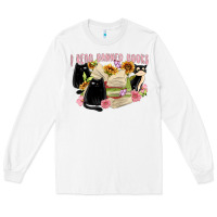 White ı read banned books Long Sleeve Tee - MaliasSmallBusiness