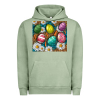 Pigment Oil Green Easter Eggs Tumbler Urban Hoodie - BundleAndBundleShop