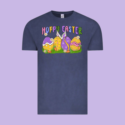 Hoppy Easter Vintage Tee Designed By Maliassmallbusiness