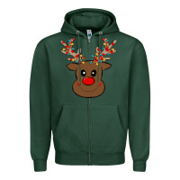 Sports Green Rudolph Zipper Hoodie - Bettercallsaul