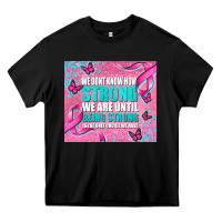 Black pink ribbon cancer Heavy Core Tee - AdoDesignShop