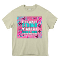 Mossy pink ribbon cancer Heavy Core Tee - AdoDesignShop