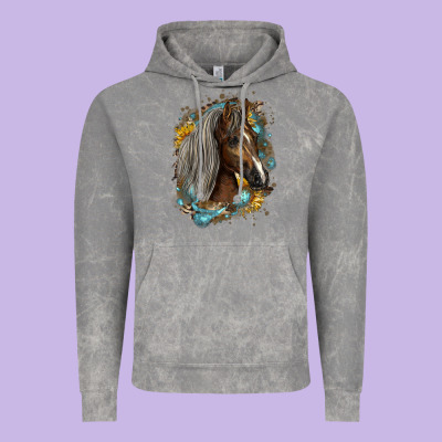 Western Tennessee Horse Vintage Hoodie Designed By Lillyallendesigns