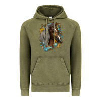 Vintage Olive western tennessee horse Vintage Hoodie - LillyAllenDesigns