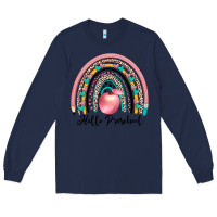 Navy hello preschool Long Sleeve Tee - JahusDesignShop