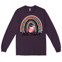 Plum hello preschool Long Sleeve Tee - JahusDesignShop