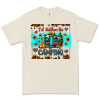 Bone i’d rather be camping Premium Tee - JahusDesignShop