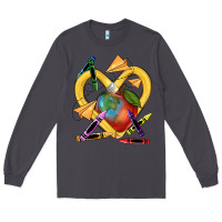 Smoke heart pencil Long Sleeve Tee - NancyCooperArtShop