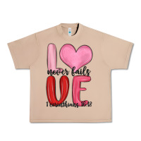 Burro love never fails valentine s day Urban Heavy Tee - MaliasSmallBusiness