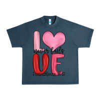 Midnight Navy love never fails valentine s day Urban Heavy Tee - MaliasSmallBusiness