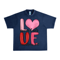Navy love never fails valentine s day Urban Heavy Tee - MaliasSmallBusiness