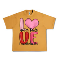 Peanut Butter love never fails valentine s day Urban Heavy Tee - MaliasSmallBusiness