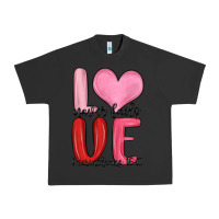 Pigment Black love never fails valentine s day Urban Heavy Tee - MaliasSmallBusiness