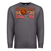 Charcoal Heather game day game day game day basketball Premium Sweatshirt - HowdyJamesFarm