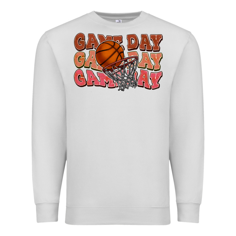 Game Day Game Day Game Day Basketball Premium Sweatshirt by HowdyJamesFarm | Teevron