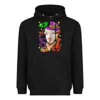 Black Mardi Gras Goat Heavyweight Hoodie - HowdyJamesFarm