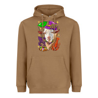 Mardi Gras Goat Heavyweight Hoodie | Teevron