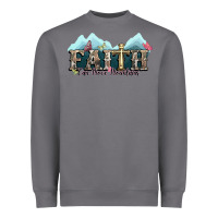 Storm faith can move mountains cross Heavyweight Sweatshirt - NancyCooperArtShop