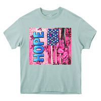 Arona hope  breast cancer and american flag Heavy Core Tee - AdoDesignShop