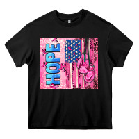 Black hope  breast cancer and american flag Heavy Core Tee - AdoDesignShop