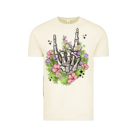 Vintage Arctic skeleton flowers Vintage Tee - MaliasSmallBusiness