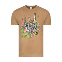 Vintage Camel skeleton flowers Vintage Tee - MaliasSmallBusiness